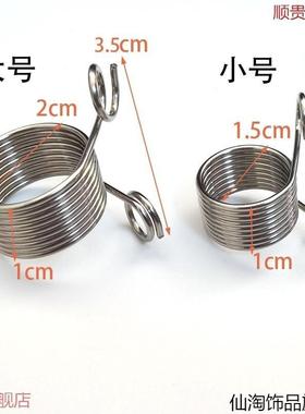 钩针带线神器编织辅助器指环织毛衣配件绕线导线顶针戒指毛线钩织