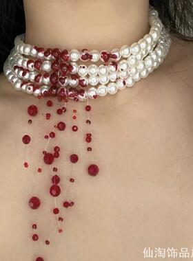 吸血鬼配饰哥特风万圣节装扮道具