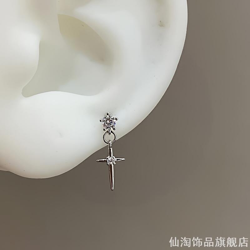 简约轻奢十字架吊坠高级女小众