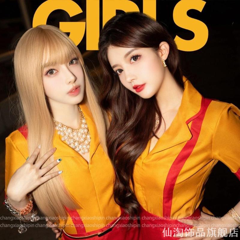 双层仿珍珠项链破产姐妹同款cos