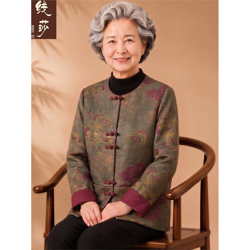 中老年新中式国风秋季妈