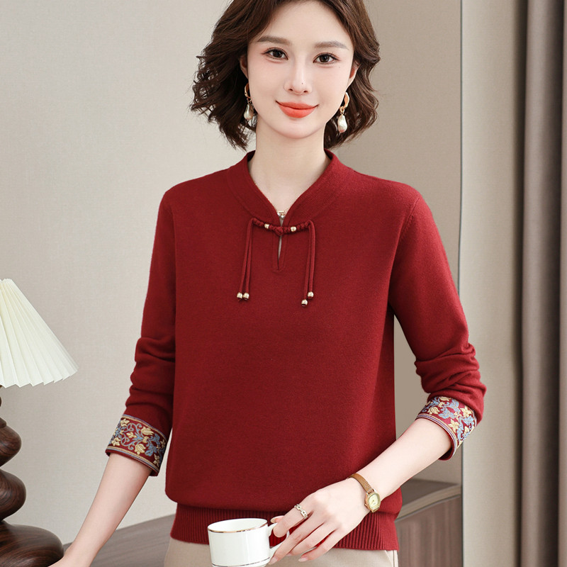 喜庆婆婆妈妈结婚礼服秋