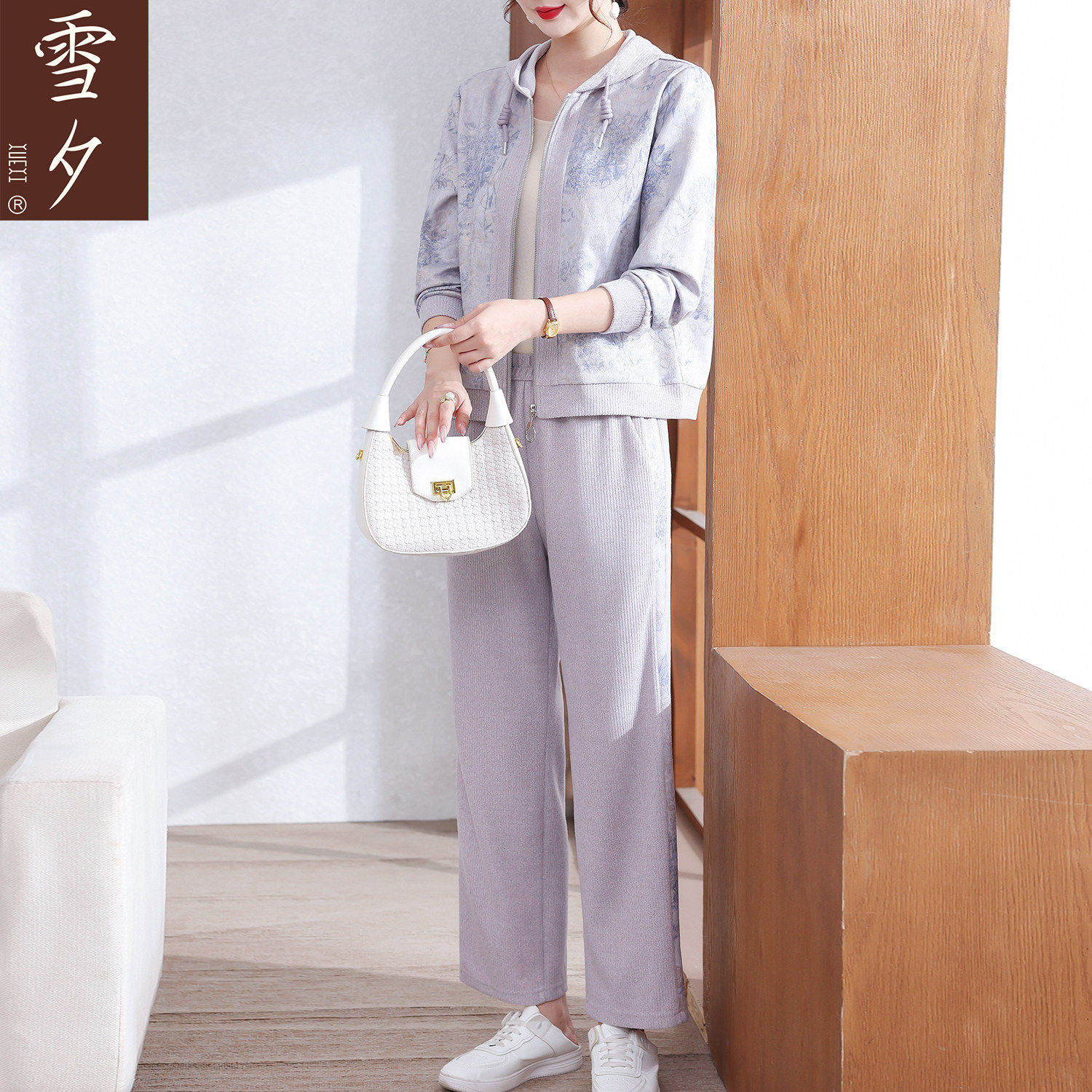 妈妈秋装套装2026新款外