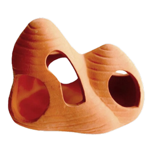 鱼虾躲避屋鱼缸造景陶瓷陶罐躲避洞鹦鹉产卵洞鲷罐窝异型鱼繁殖罐