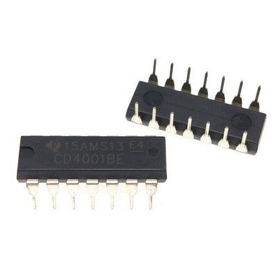 CD4001BE DIP-14 全新正品 四2输入或非门 CD4001直插