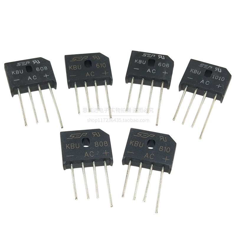 KBU606/608/610/808/810/1010 6A8A10A/600V800V1000V 桥堆整流桥