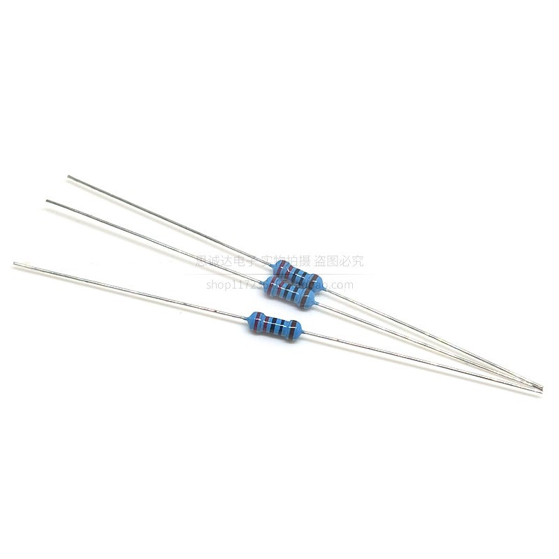 1/4W金属膜电阻1%五色环3.6/3.9/4.3/4.7/5.1/5.6/6.2/6.8/7.5K