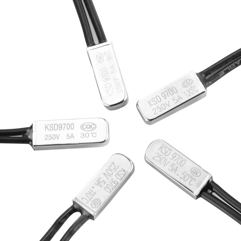 KSD9700温控开关常开 5A热保护器金属常开常闭15 25 45 155度
