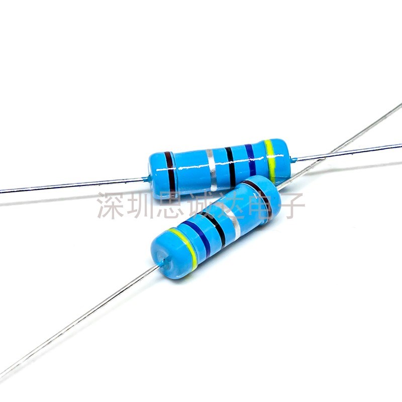 3W金属膜电阻1% 选一阻值 1R-1M 标准阻值 1R10R47R1K4.7K10K100K