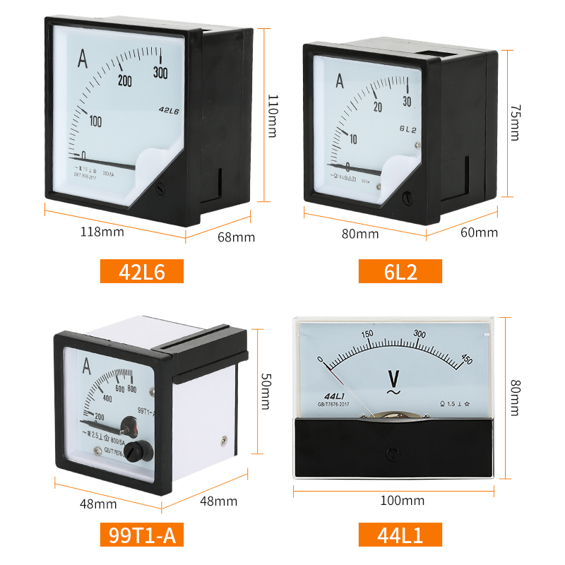 6L2电流表100/5A200/5A 42L6 44L1交流指针式电压表450V500V99T1