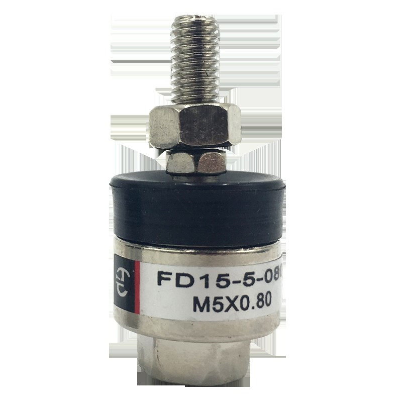 气缸附件FJ/FD15-5-080(M5*0.8)螺G纹M5万向摆动头M6*1.00浮动接
