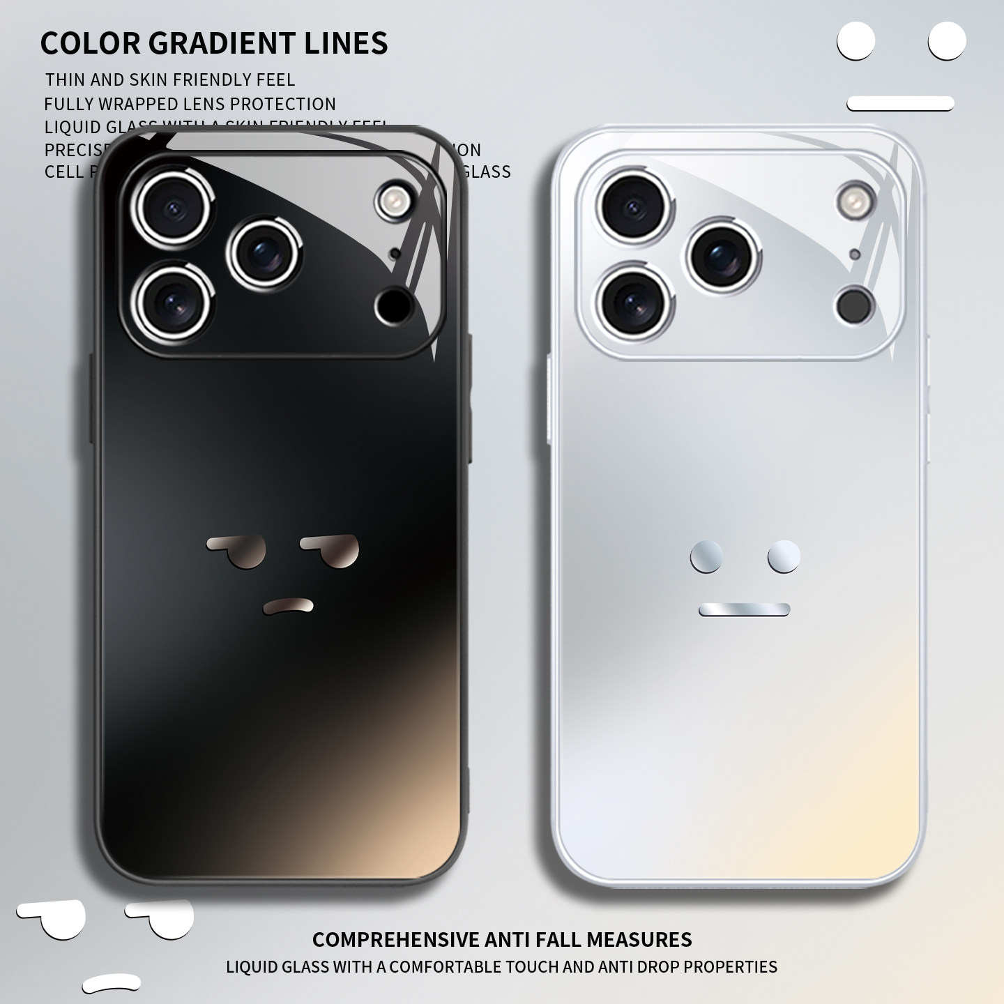 趣味表情适用iphone17promax手机壳16简约15plu