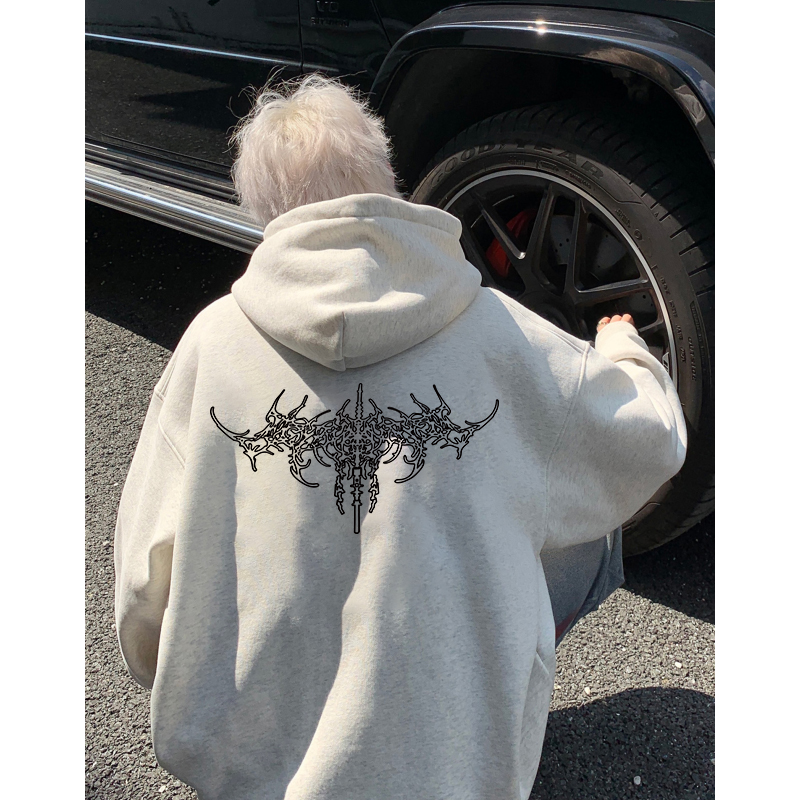 加绒保暖重磅宽松连帽卫衣