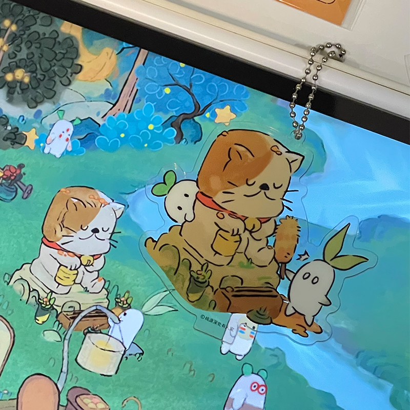 桃源深处有人家萝卜立牌小挂件