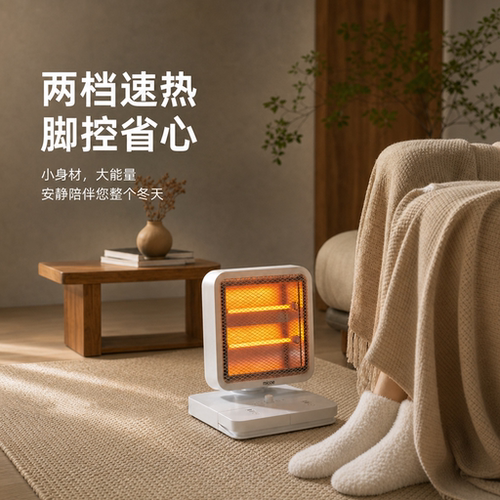 【国家补贴】脚踩小太阳取暖器