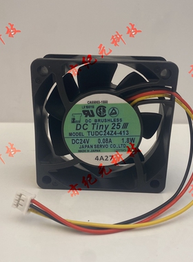 TUDC24Z4-413 DC24V 0.08A 1.8W 日本精工伺服风扇 60*60*25MM