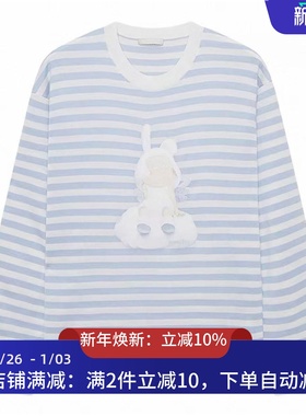 现货针织衫2026春季新款条纹宽松上衣女3K1EE08