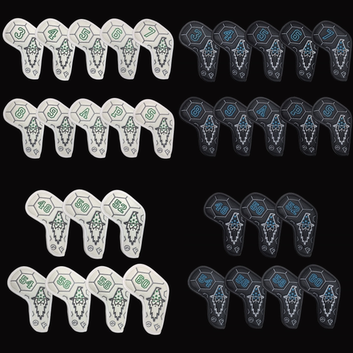 巫师高尔夫球铁杆套杆头套