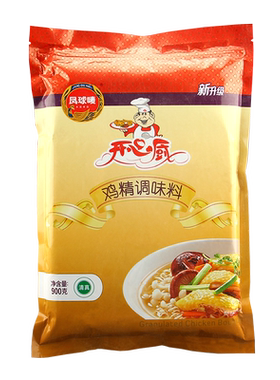 凤球唛开心鸡精900g袋装商用