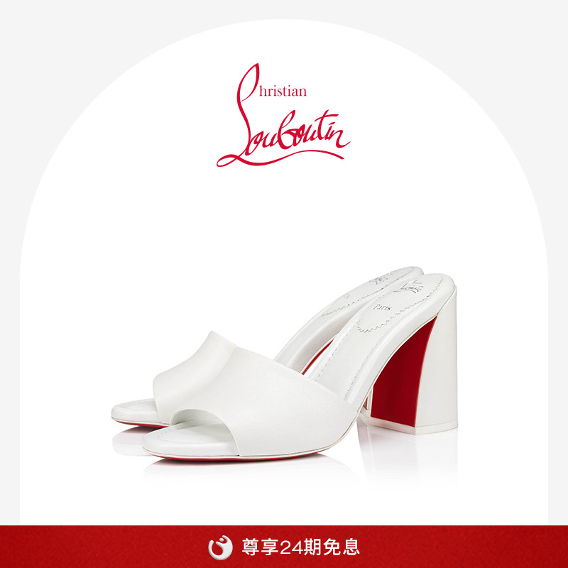 JANEMULE85女士高跟凉拖鞋
