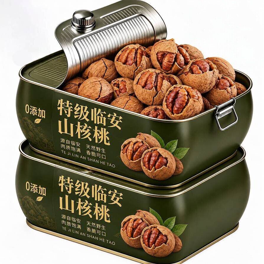 临安山核桃手剥新货野生特级特产坚果仁孕妇零食官方旗舰店