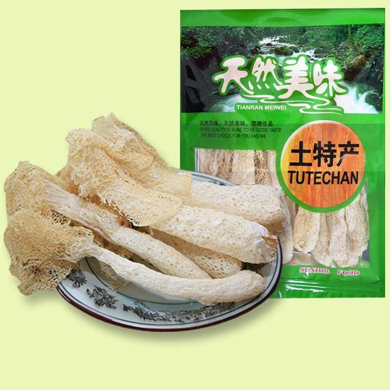 竹荪干货今年新货天然菌菇无硫长裙竹笙煲汤农家土特产50g