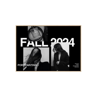 港画服装店装饰画时尚潮流杂志海报工作室挂画卧室床头落地壁画