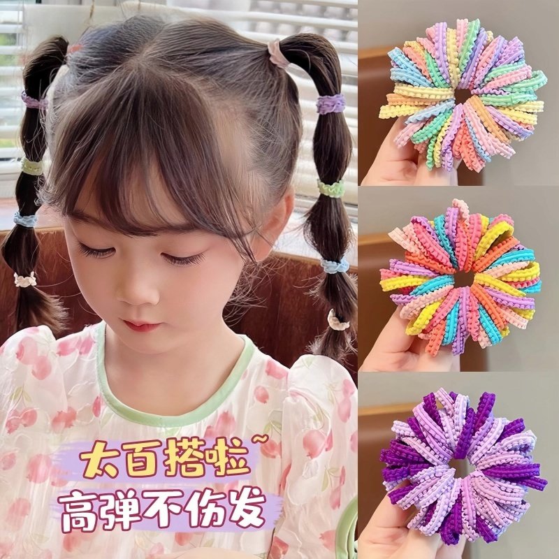 兒童皮筋頭繩高彈力不傷發