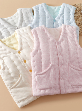 大人纯棉花手工冬季马甲成人居家加厚保暖内外穿背心马夹女士坎肩