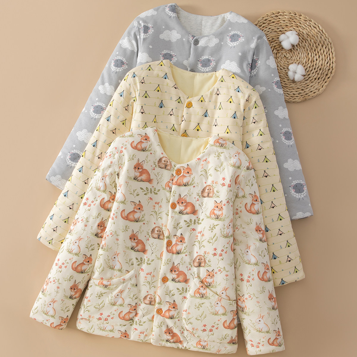成人棉花棉袄居家棉服外套内胆图片