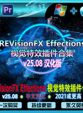 AE/PR视觉特效插件合集 REVisionFX/Twixtor/Flicker/RSMB/Noise