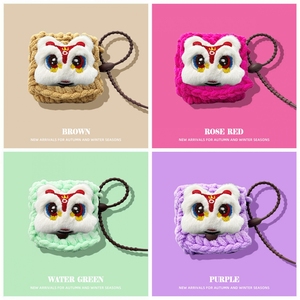 适用sony索爱GD35/31无线蓝牙耳机36保护套28软壳gk12新款SS-1收纳袋sr10全包SL6毛绒醒狮sl9潮sl3可爱防摔女