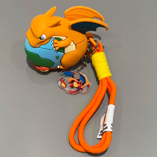 小火龙地球上投适用vivotws5保护套可爱iqootws5蓝牙耳机壳vivotws5hifi版保护壳vivotws4hifi版充电仓盒2e/3