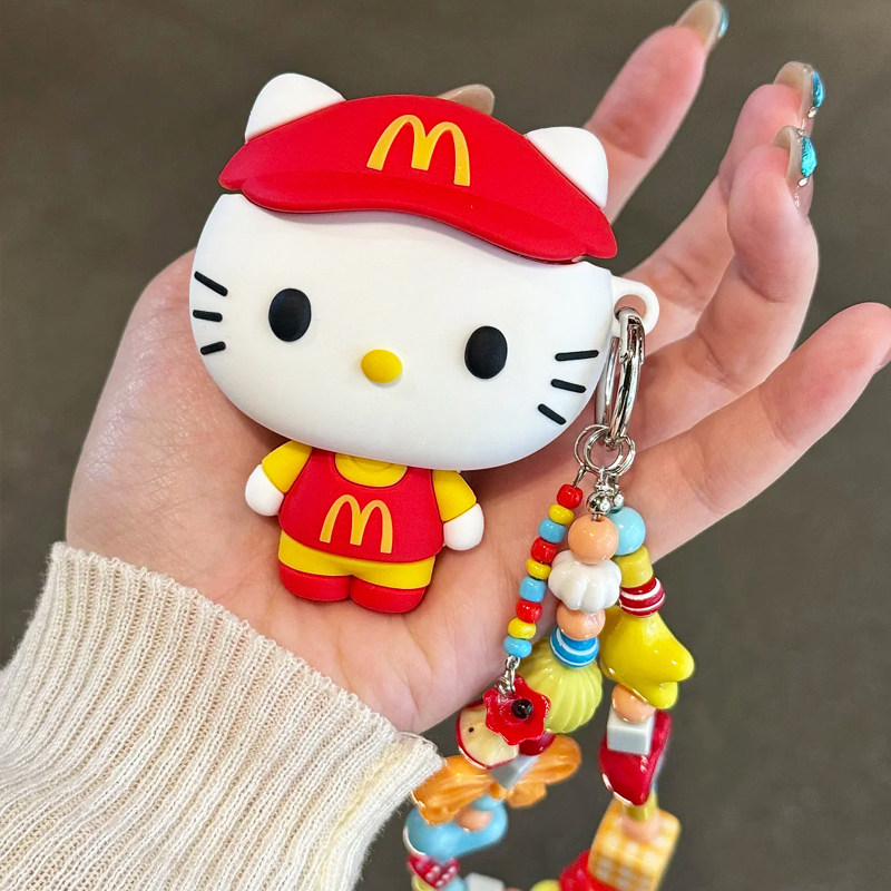 M记kitty适用苹果airpods4保护套airpodspro2蓝牙耳机壳二代airpodspro3三代保护壳华强北7代pro7无线airpods