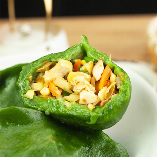 浙江特产传统手工清明粿艾草艾米果青团艾叶馃艾饺小吃糯米糕点心