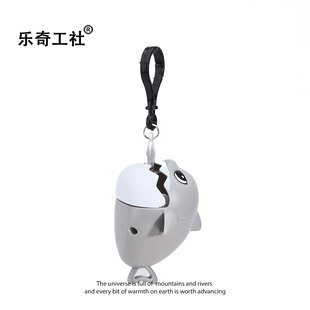 “大鱼吃小鱼”拉线咬牙小鲨鱼挂件可拉绳解压神器创意钥匙扣送礼