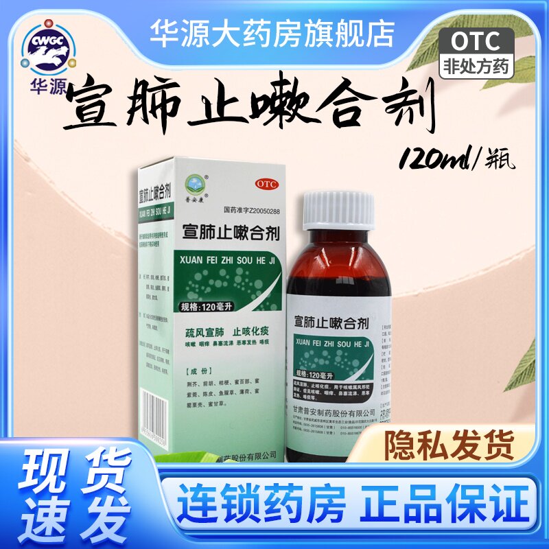 普宁安 宣肺止嗽合剂 120ml