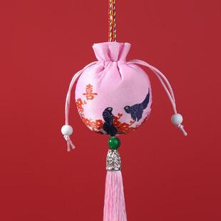香包荷包中国风香囊空袋子古风印花香袋汽车挂件 端午节随身上带
