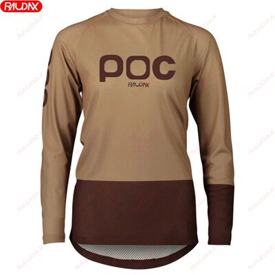 RAUDAX POC-Camiseta de ciclismo para mujer, Jersey transpira