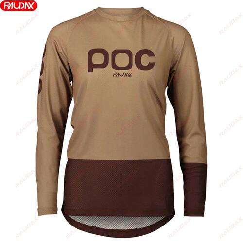 RAUDAX POC-Camiseta de ciclismo para mujer, Jersey transpira
