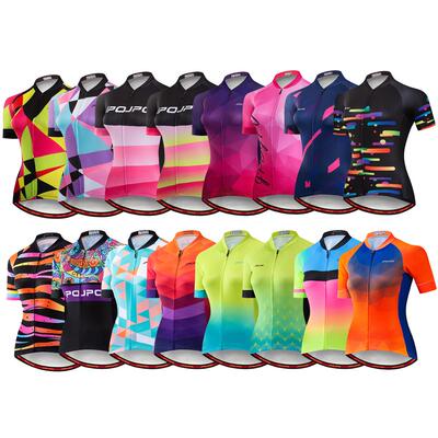 2021 Cycling Jersey Women Short Sleeve Racing MTB Bike Jerse
