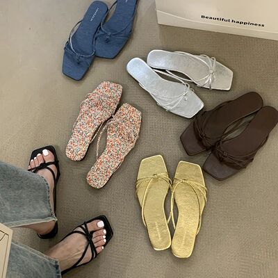 Summer Beach Flip Flop Women's Flats Slippers Comfort Slip O