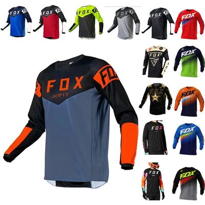 Hpit Fox-camisetas de Motocross para hombre, ropa deportiva