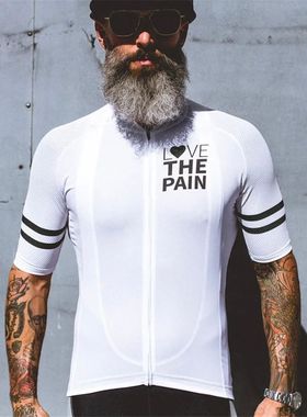 Camiseta de manga corta de Ciclismo Love The Pain para hombr