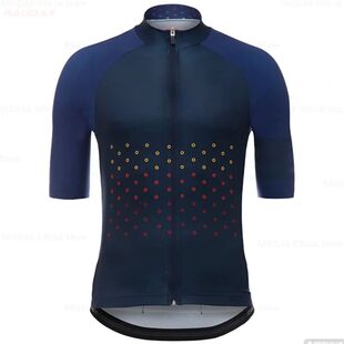 Conjunto de camisetas de ciclismo para hombre, ropa de equip