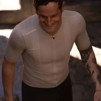 LA PASSIONE-maillot corto de ciclismo para hombre, camiseta