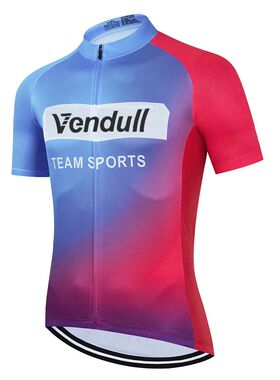 Vendull-Camiseta de Ciclismo para Hombre, Maillot de manga c