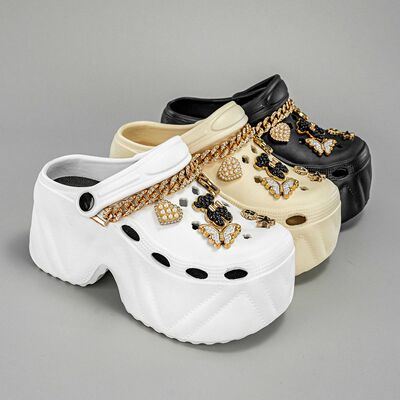 New Fashion Chain Black and White Bear High Heel Imitation L