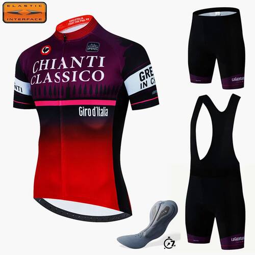 Conjunto de Jersey de ciclismo Giro d'Italia, uniforme de bi