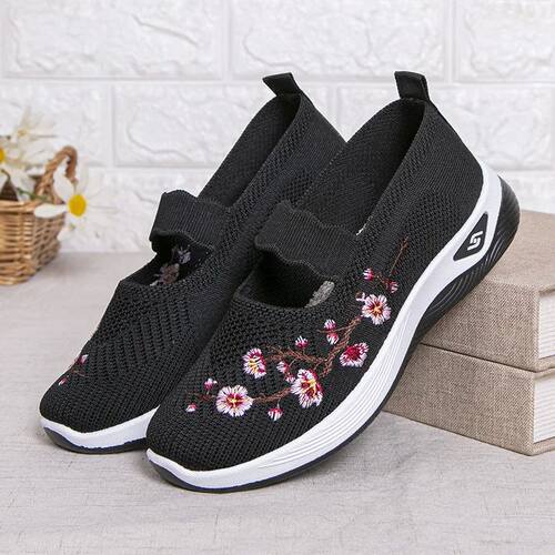 Spring New Women's Sneakers Slip on Casual Shoes Soft Sole E